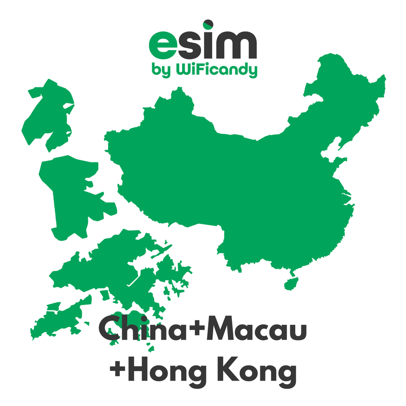 eSIM China (mainland HK Macao)